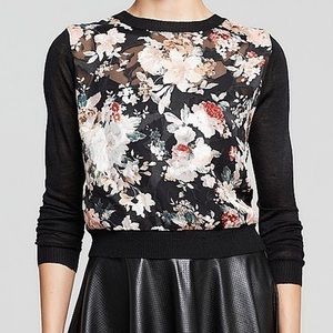Lucy Paris Sheer Floral Blouse