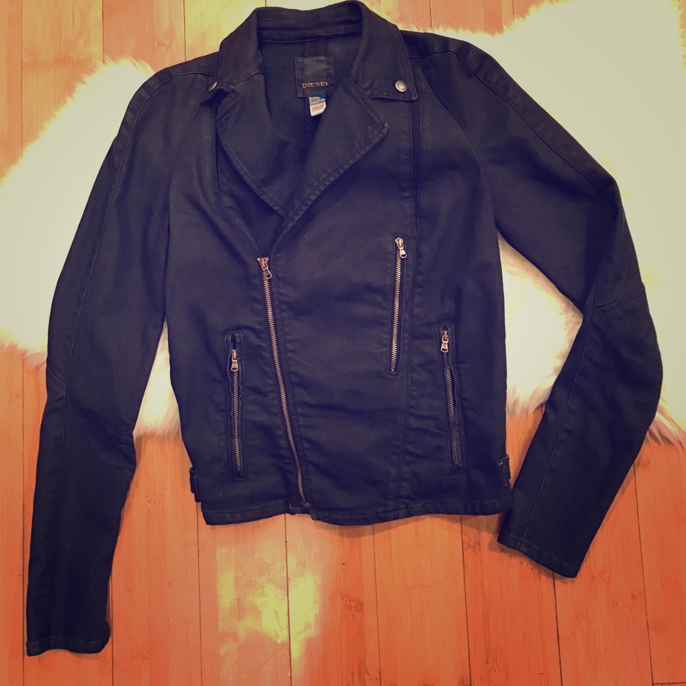 Diesel Moto Jacket w/ Zippers, size XS