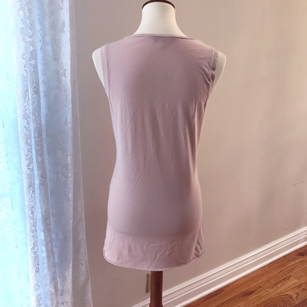 CABI Ruffled Light Pink Top - Picture 4 of 4