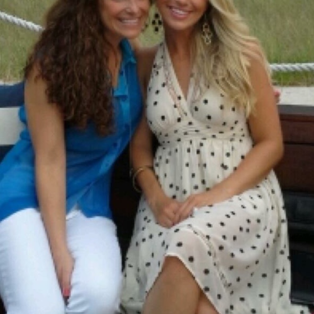 High low halter dress.