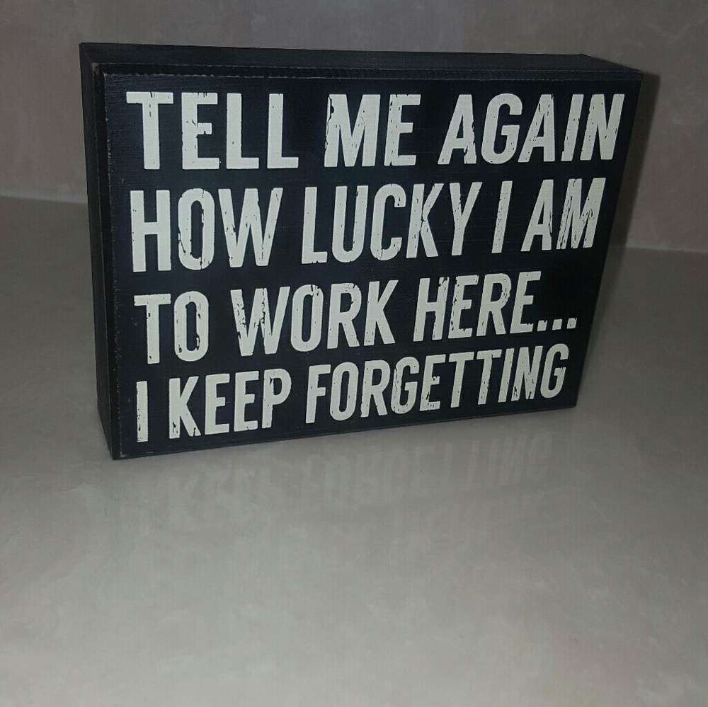 Small decoration sign