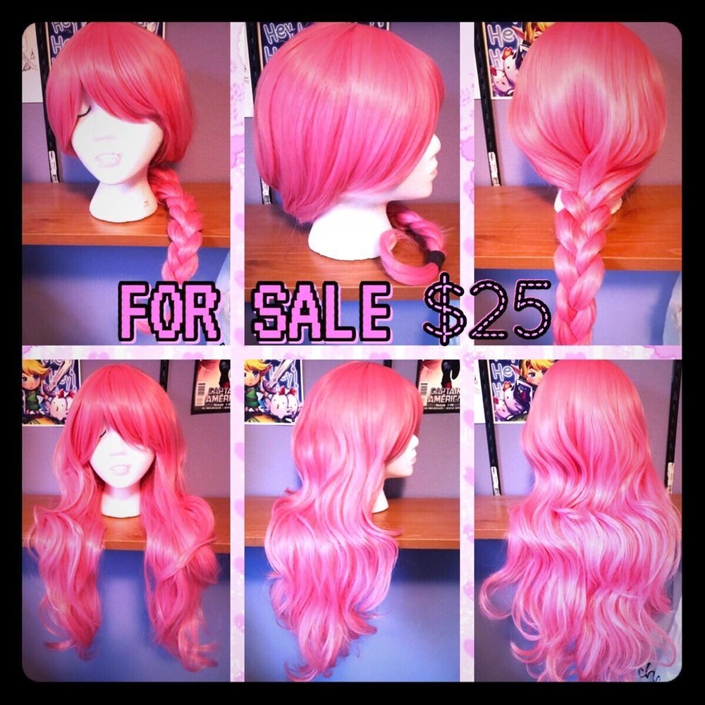 Bubblegum Pink Cosplay Wig