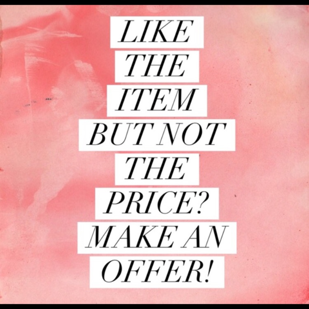 All offers are welcome! Bundle and save with me