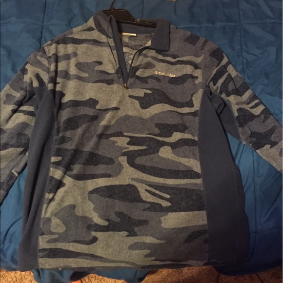 Mens Columbian fleece pullover - Picture 1 of 1