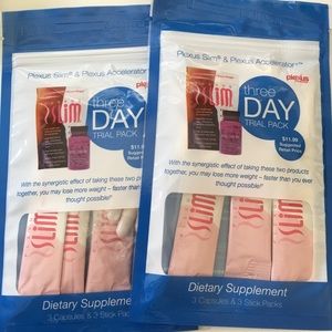 Two 3 Day Trial packs of Plexus Slim & Accelerator