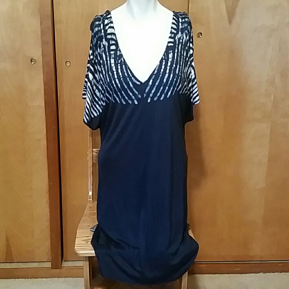 NWOT Tracy Reese Chamise blue dress
