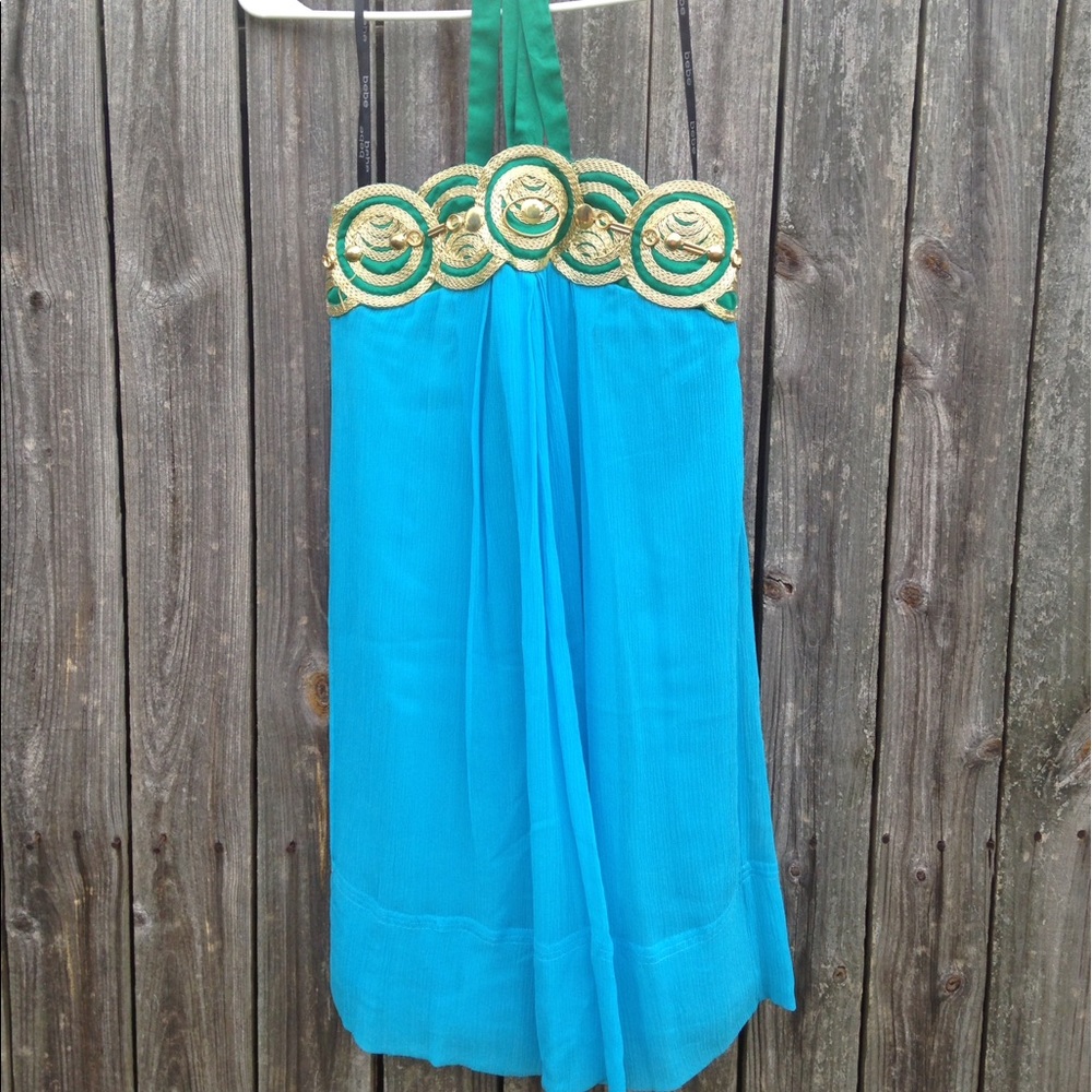Bebe Neck Tie Dress