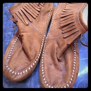 Xhilaration Suede Moccasins NEVER WORN