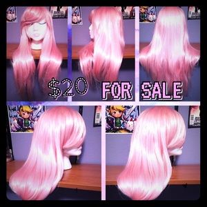 Pastel Pink Cosplay Wig