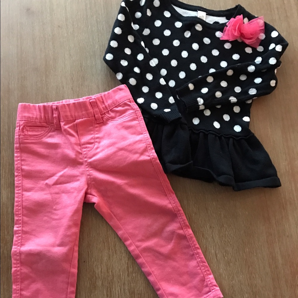Sweater and pants set 18/24m