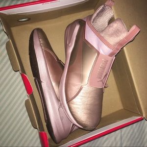 Fierce Metallic Rose Gold Puma Sneaker