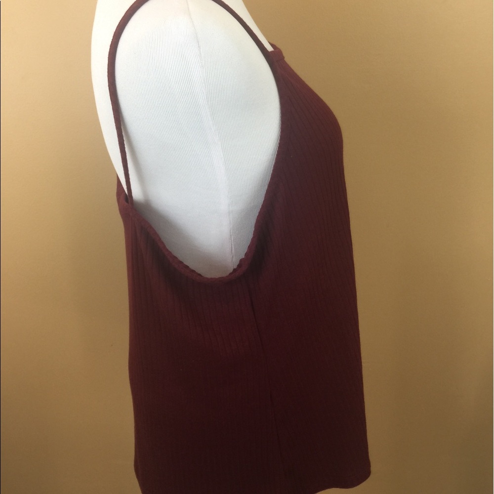 Rue 21 + Burgundy Ribbed Cami Plus Size 2X - Picture 5 of 6