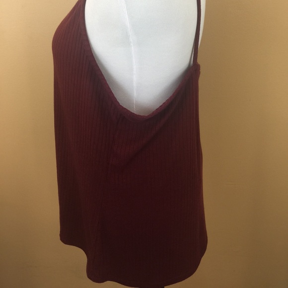 Rue 21 + Burgundy Ribbed Cami Plus Size 2X - Picture 3 of 6