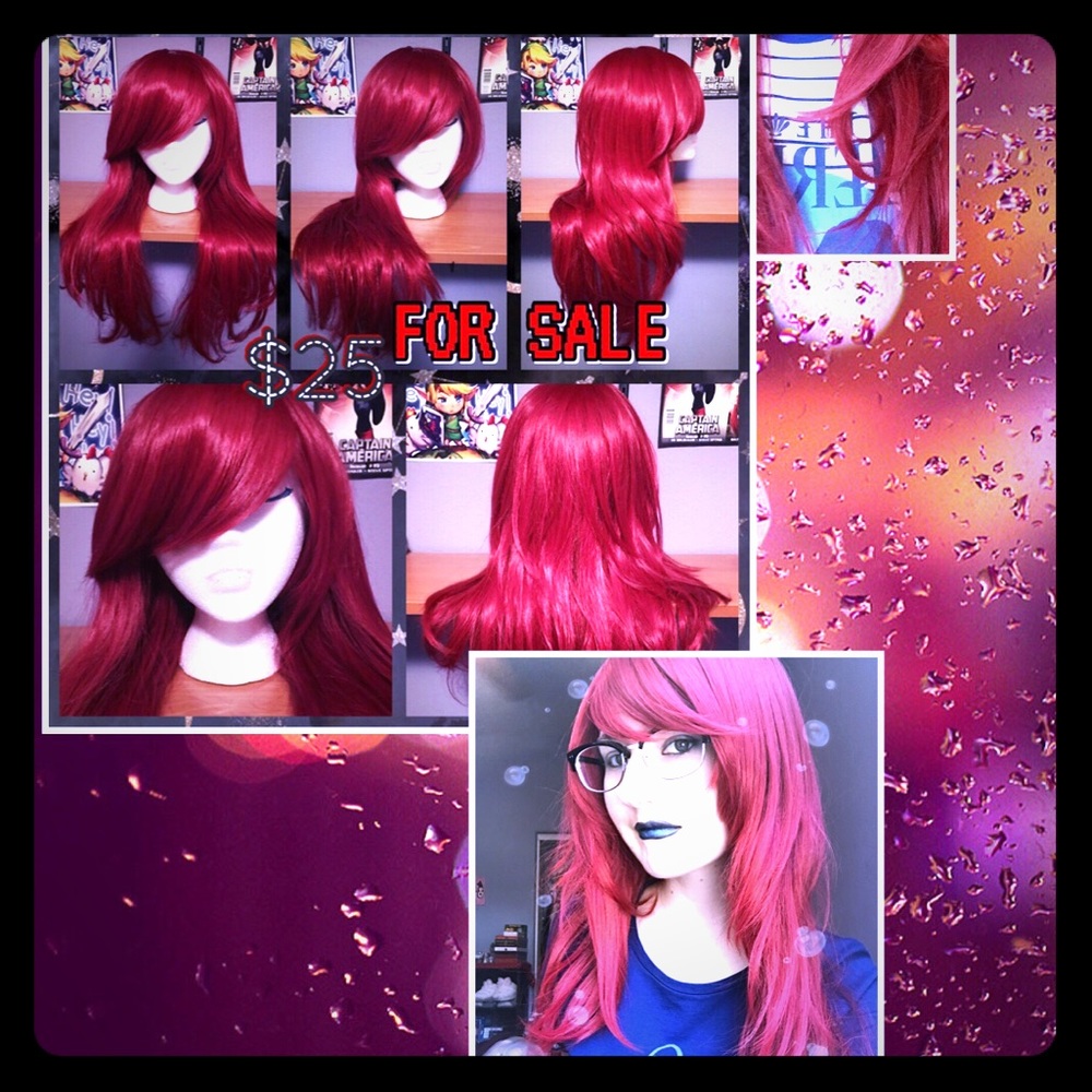 Red Cosplay Wig