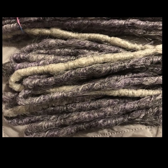 Synthetic hair double ended dreads extensions DE main image 4