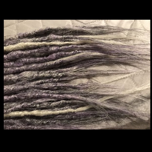 Synthetic hair double ended dreads extensions DE main image 6