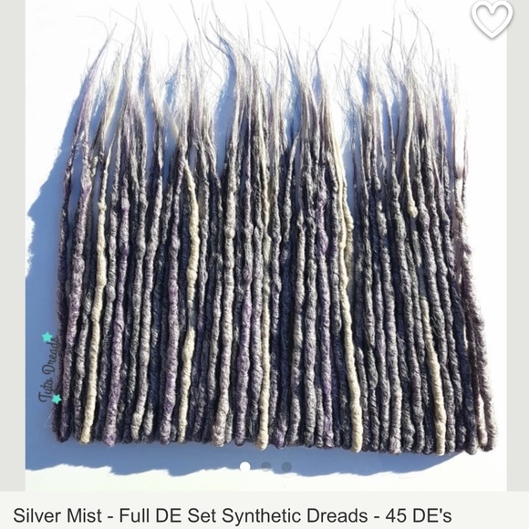 Synthetic hair double ended dreads extensions DE