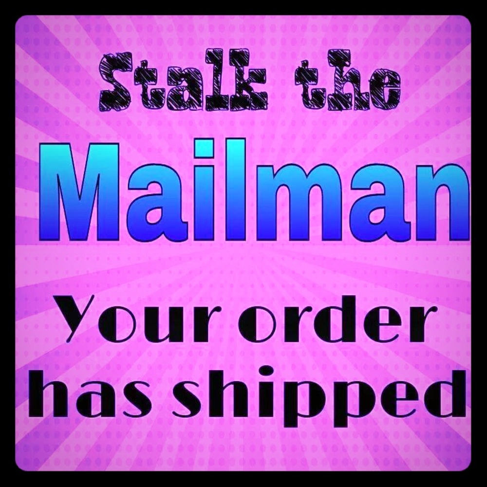 All orders have been shipped today!
