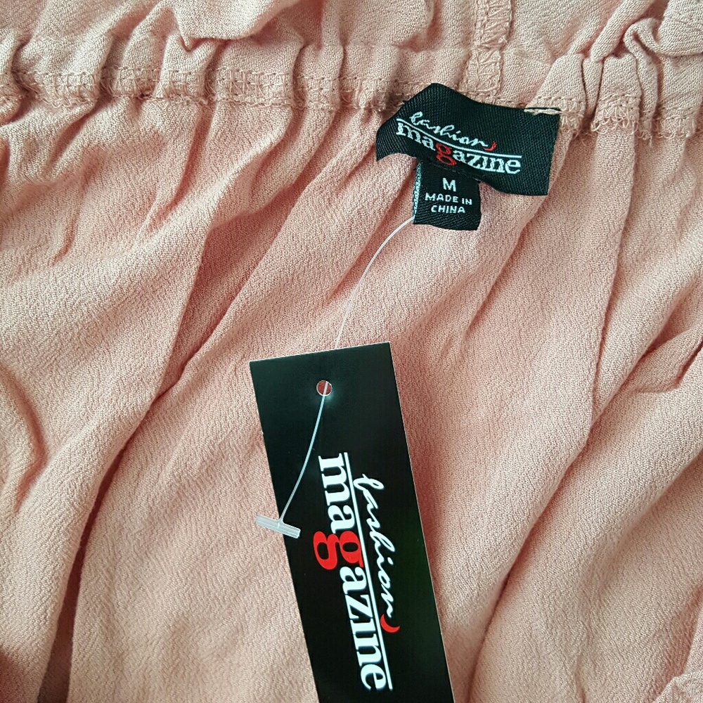 Off The Shoulder Mauve Top - Picture 7 of 8