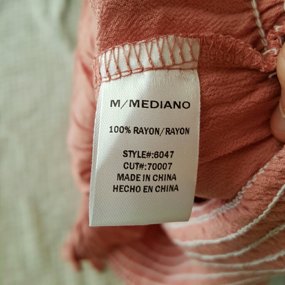 Off The Shoulder Mauve Top - Picture 8 of 8