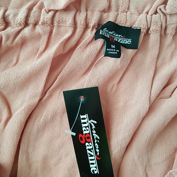 Off The Shoulder Mauve Top - Picture 7 of 8