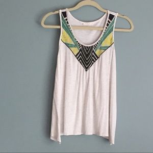 Le Lis Tiggy Embroidered Knit Tank