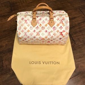 Louis Vuitton Richard Prince speedy watercolor bag