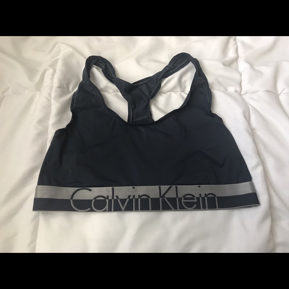 Calvin Klein silk sports bra