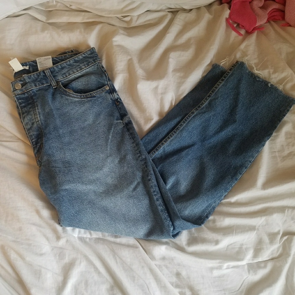 Denim mom jeans
