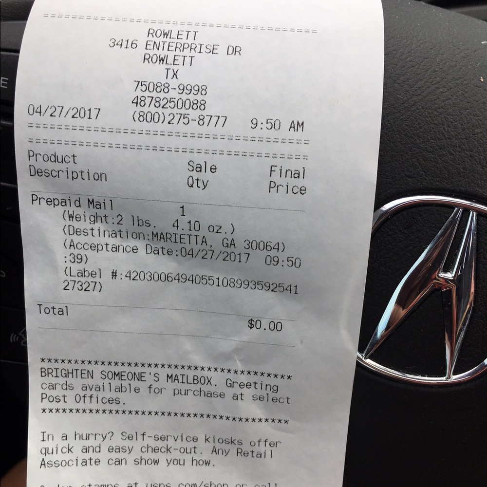 @Yasmine1968 your Package has shipped! 📦