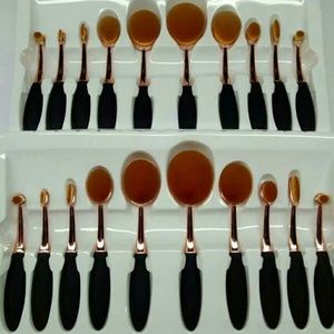 Makeup brushes 10 piece set
