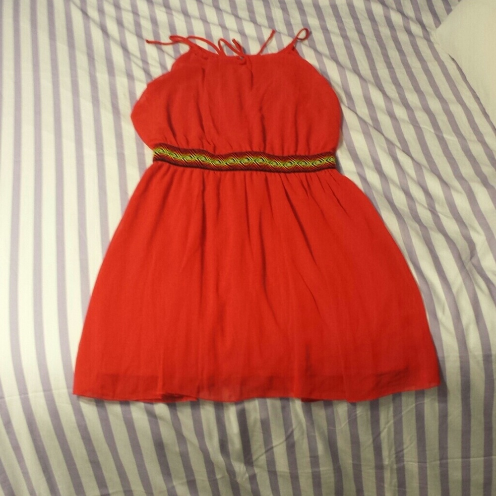 Red Dress for the beach
