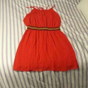 Red Dress for the beach