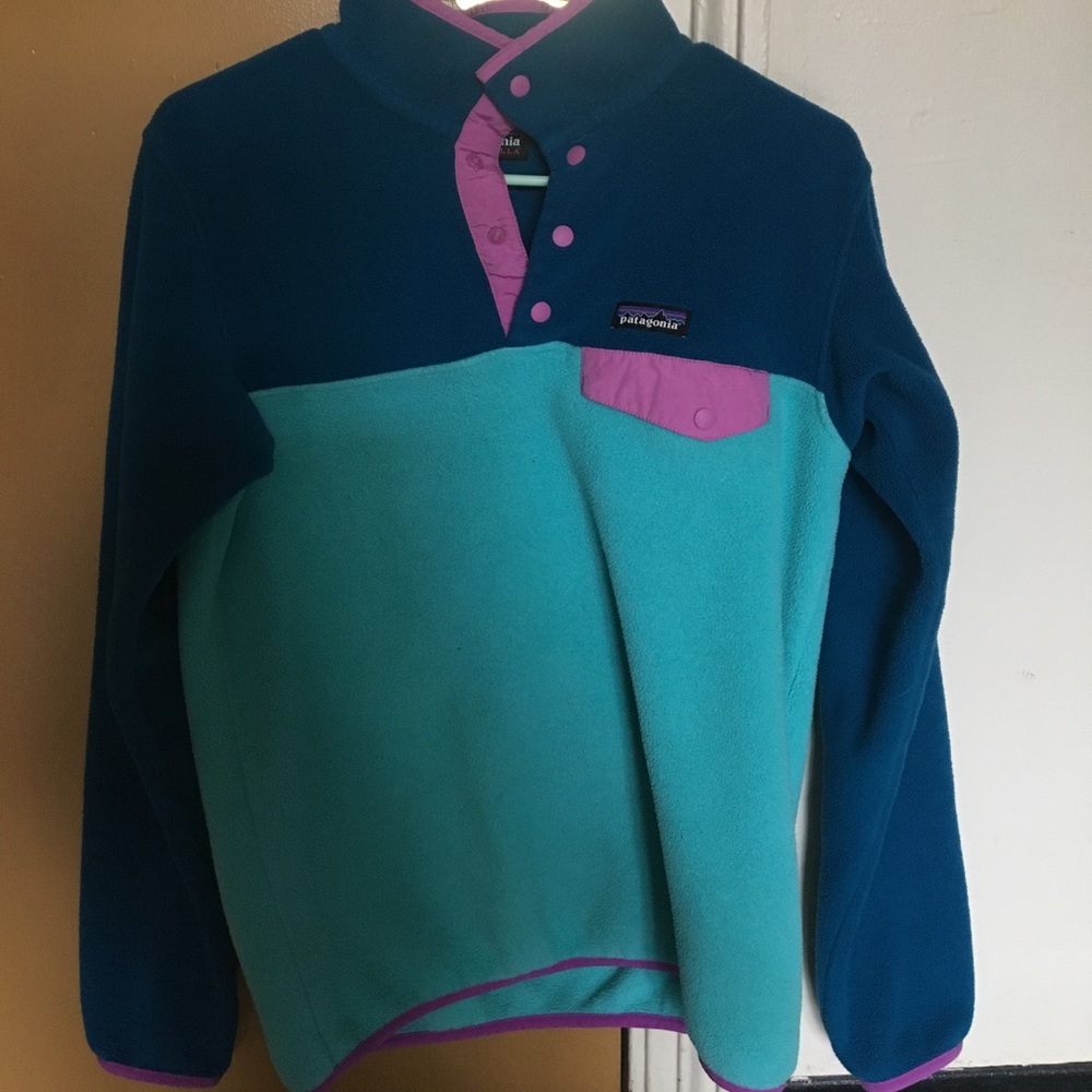 Women's Patagonia synchilla snap fleece jacket