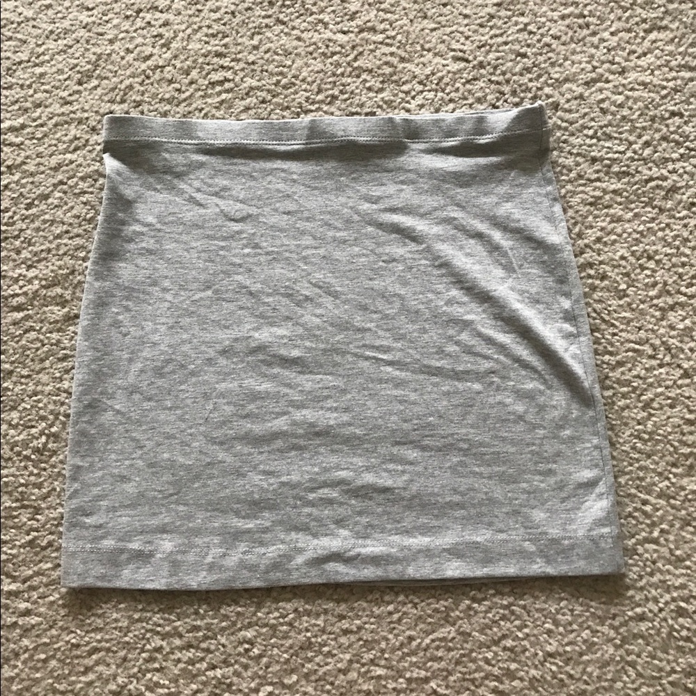 H&M Gray Mini Skirt