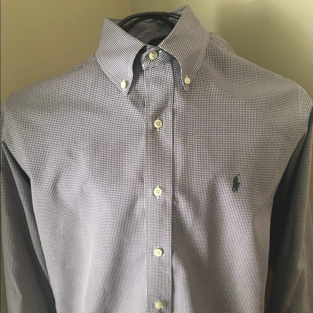 Ralph Lauren Plumb checked polo (classic fit ) XL
