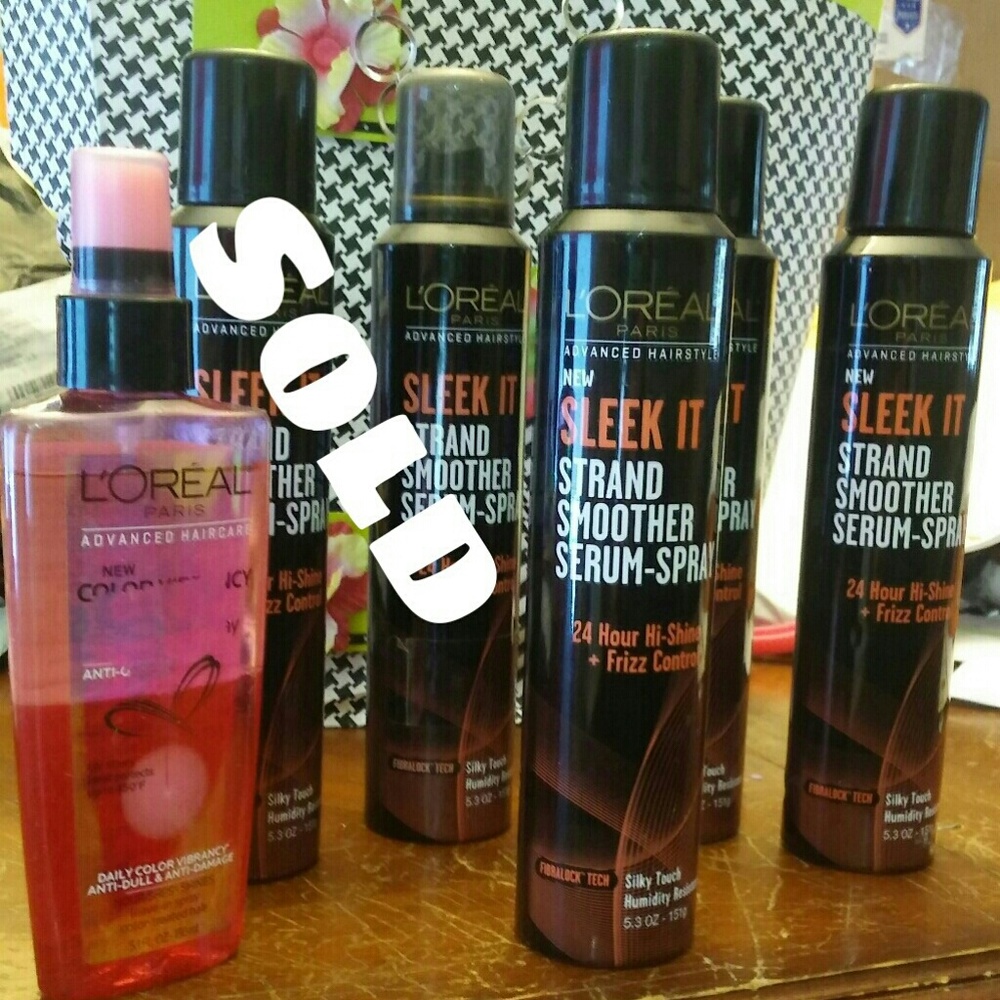 3 L'Oreal Paris Sleek It & 1 Color Vibrancy