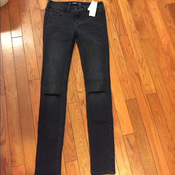 New Hollister black Jeggings size 1 - Picture 3 of 4