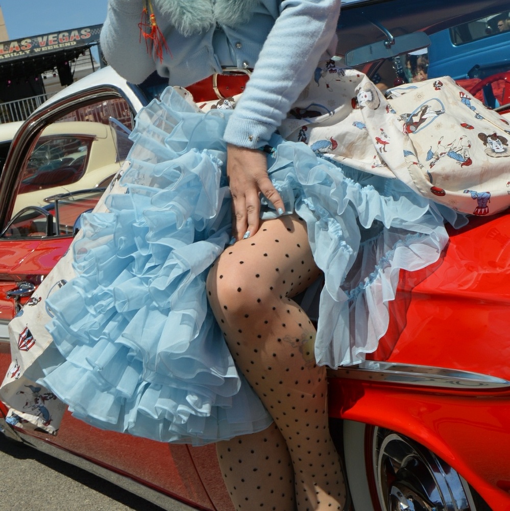 Vintage pinup rockabilly petticoat crinoline
