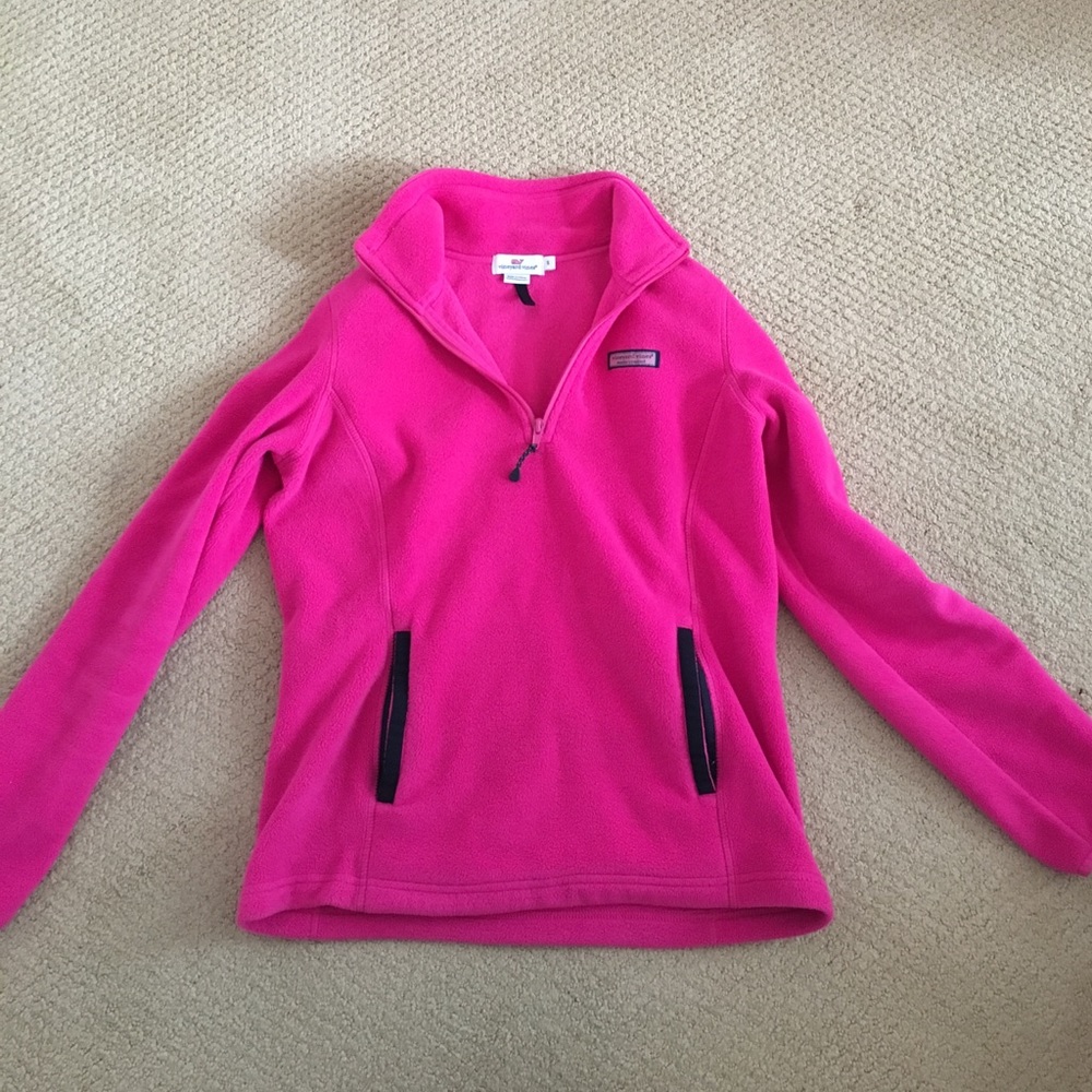 Vineyard Vines pink fleece small!