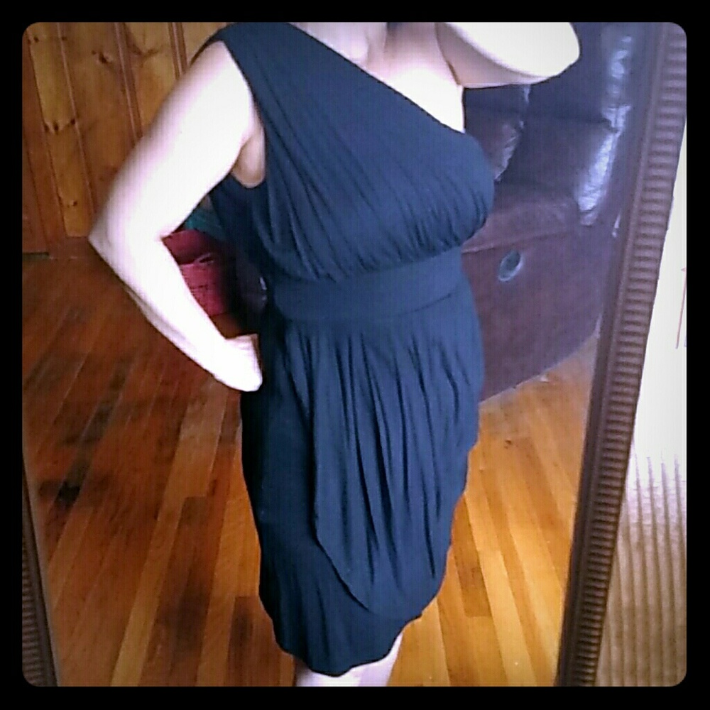 Off the shoulder cocktail dress