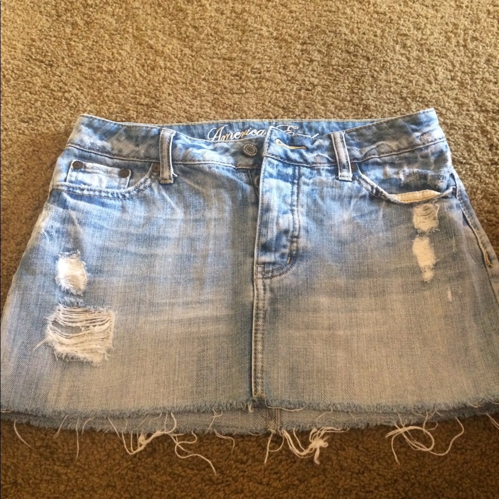 American eagle denim skirt