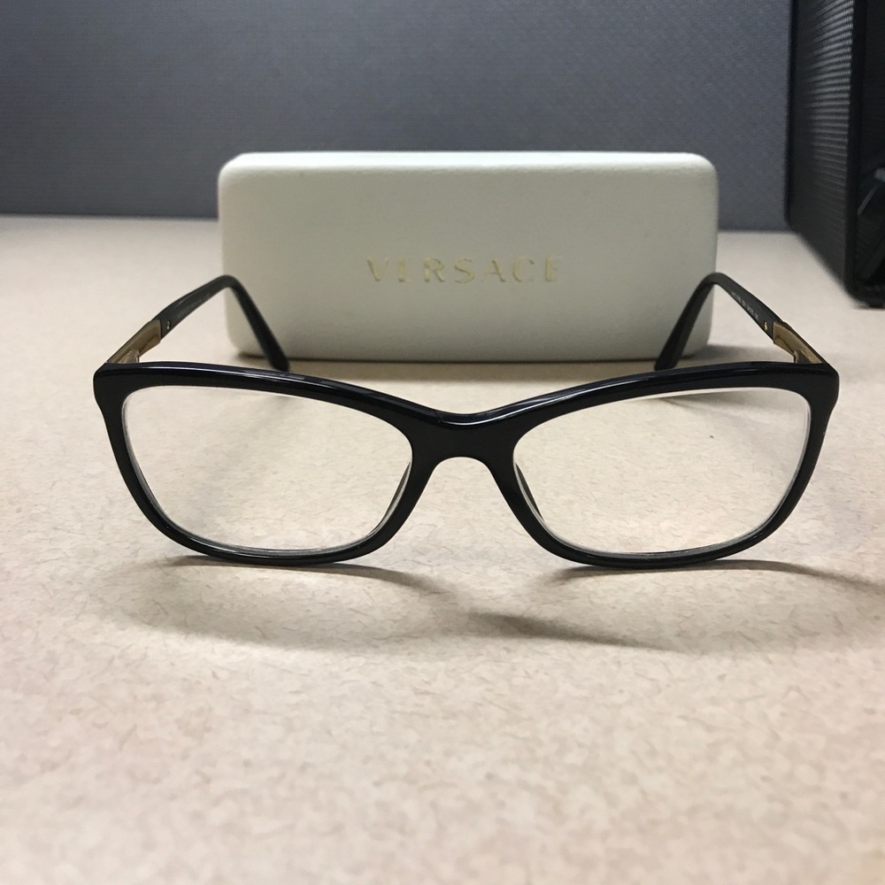Black Versace Eyeglasses