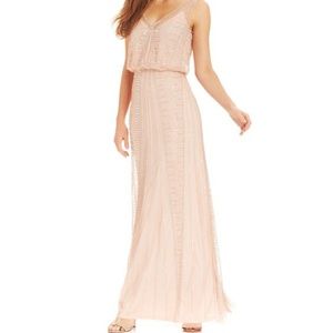 Adrianna Papell Blush Prom Gown 🌸💃🏻