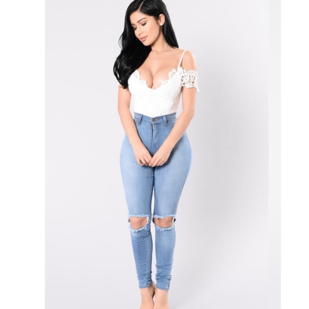 Fashion Nova "Just a Distraction" Bodysuit