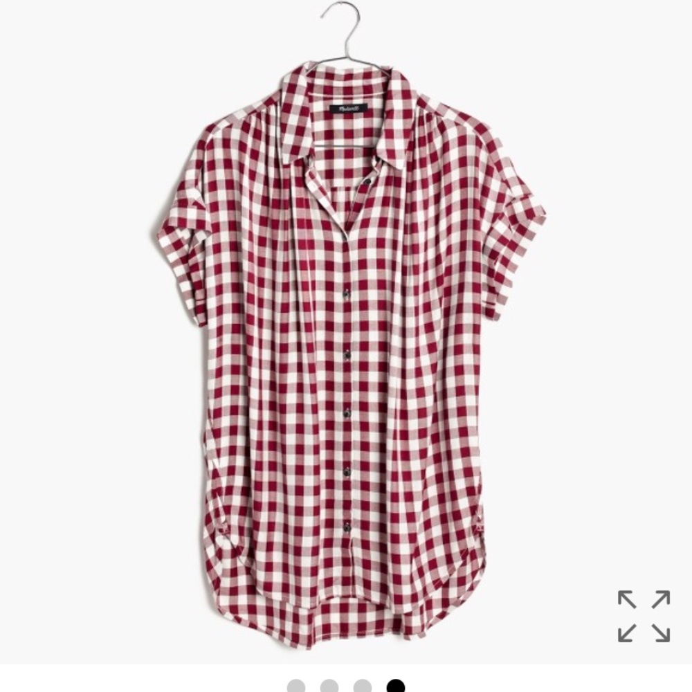 Central shirt in gingham check