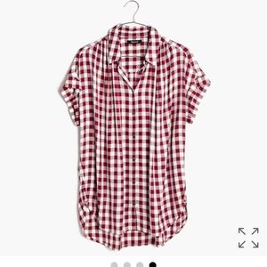 Central shirt in gingham check
