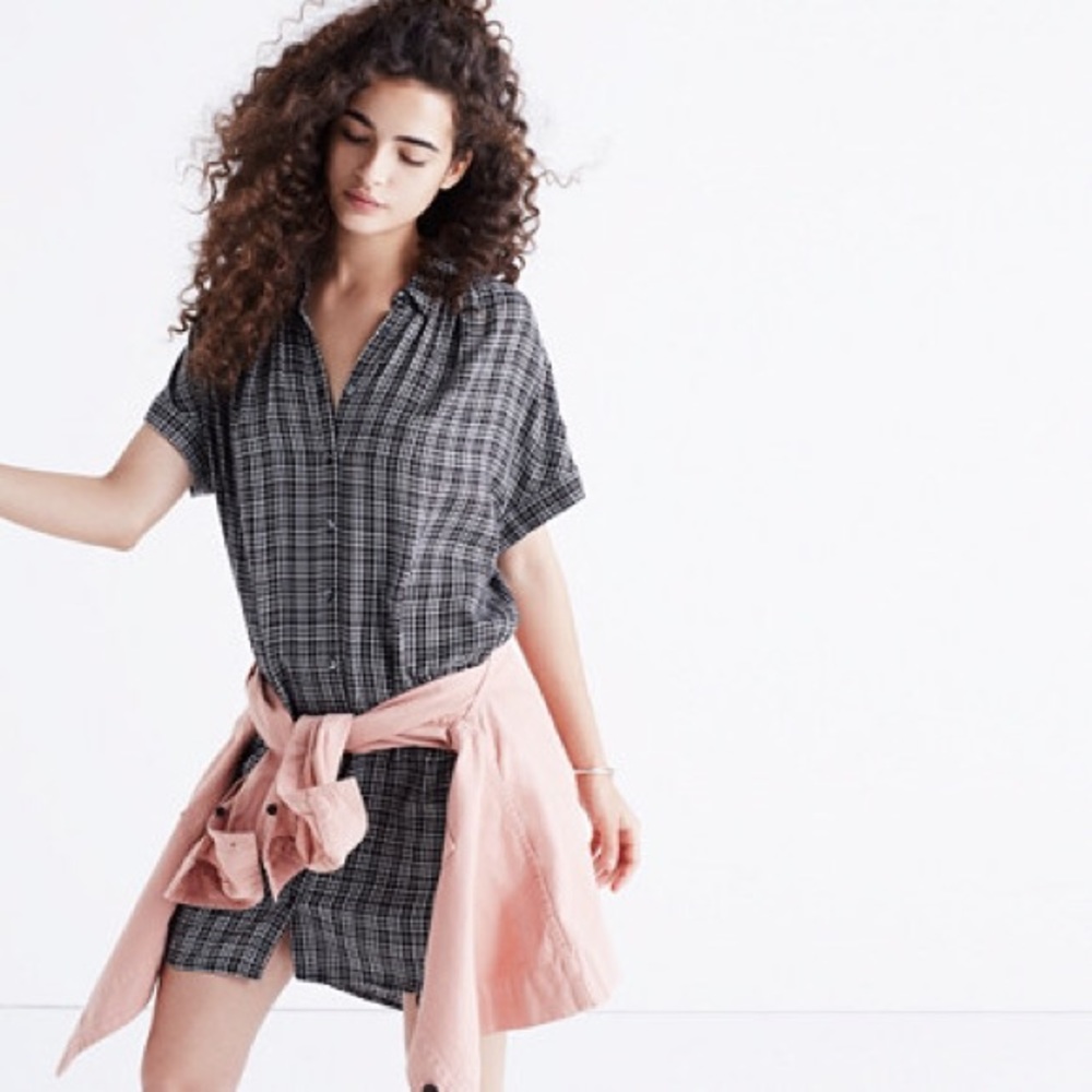 Central shirtdress in Thompson plaid