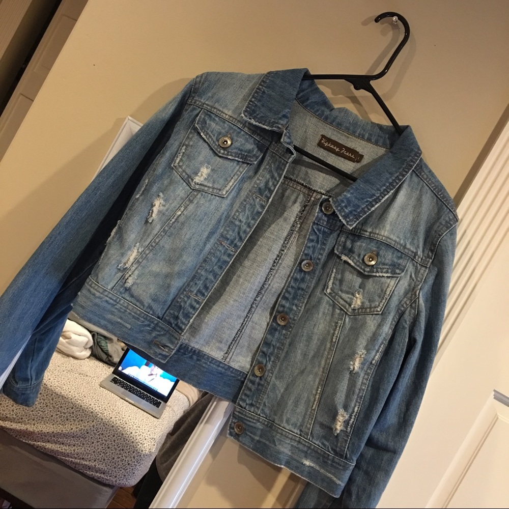 Cropped Denim Jacket