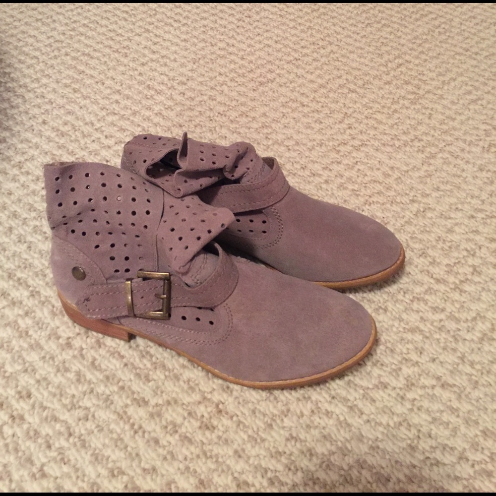 Restricted Suede Booties